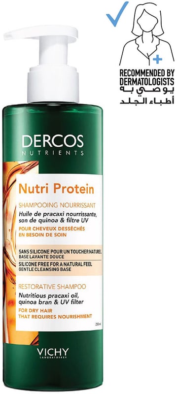 Vichy Dercos Nutri Protein Shampoo, 250 ML