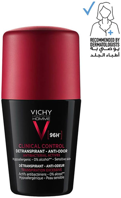 Vichy 96 Hour Clinical Control Deodorant for Men 50ml