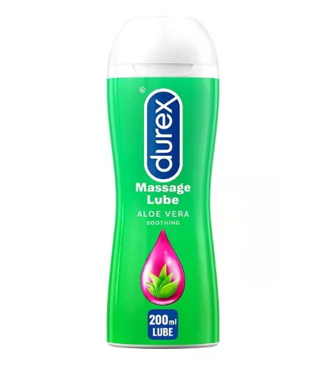 Durex Play Massage 2 In 1 Lubricant Gel Aloe Vera 200Ml