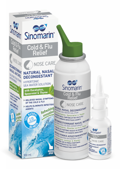 Sinomarin Cold And Flu Relief Spray, 100 ML