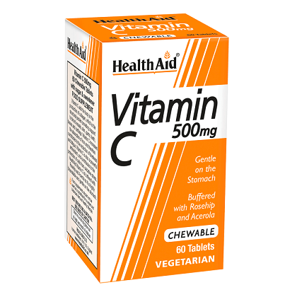 HEALTH AID VITAMIN C 500MG TABLET 60'S -  - Covid Care, healthaid, Nutrition, Vitamin C, Vitamins&Minerals -  - PharmaCare Online 