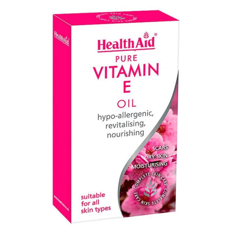 HEALTH AID VITAMIN E OIL 100% PURE 50 ML -  - Skin Care, Vitamins & Minerals -  - PharmaCare Online 