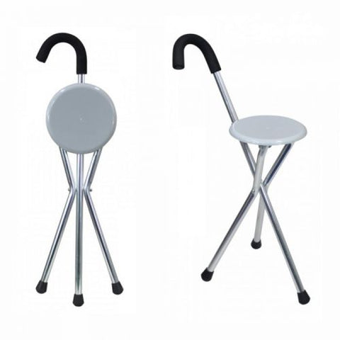 Caremax Walking Aluminium Seat Cane,Ca836