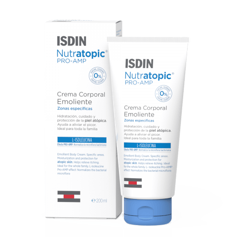 ISDIN NUTRATOPIC PRO-AMP EMOLLIENT CREAM 200ML -  - Body Care, Face Care, Skin Care -  - PharmaCare Online 