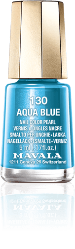 Mavala Nail Polish 130 Aqua Blue, 5 ML