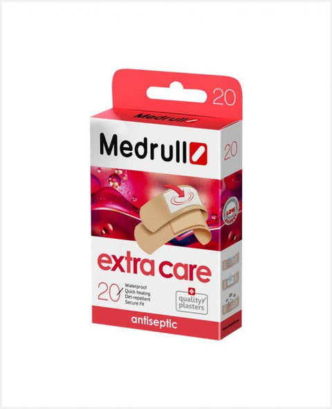 MEDRULL EXTRA CARE PLASTER, 20's -  - First Aid, Medrull, Rehab & Supports, Supports -  - PharmaCare Online 