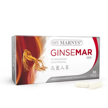 MARNYS GINSEMAR CAPSULE 30'S -  - Essential Supplements, Herbal Supplements, Marnys, Nutrition, Stress Supplements -  - PharmaCare Online 