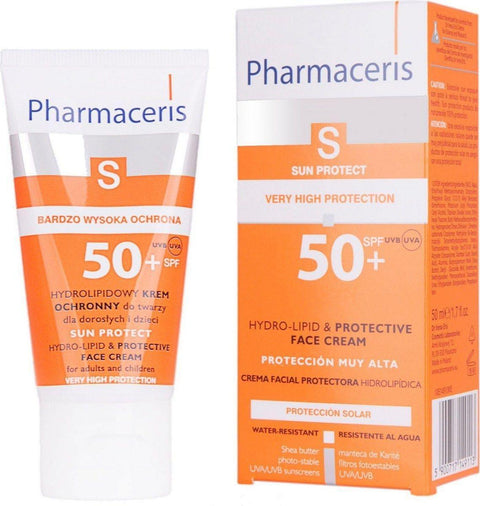 PHARMACERIS BROAD SPECTRUM SUN CREAM SPF 50+ 50ML -  - Body Care, Face Care, Mother & Baby Care, Personal Care, Pharmaceries, Skin Care -  - PharmaCare Online 