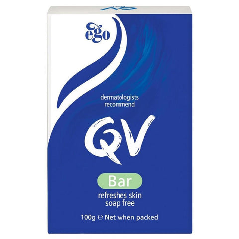 QV BAR SOAP 100GM -  - Body Care, Face Care, Mother & Baby Care, Personal Care, qv, Soaps&Shampoos -  - PharmaCare Online 