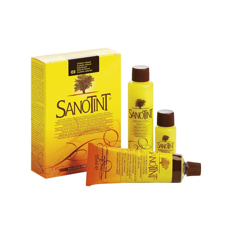 SANOTINT HAIR COLOUR 03 NATURAL BROWN 125ML -  - Hair Care -  - PharmaCare Online 