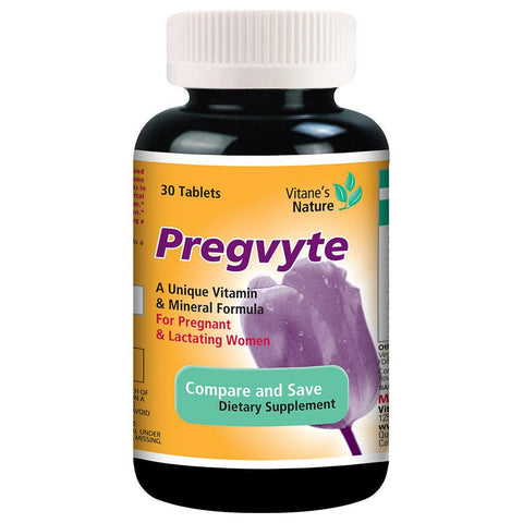VITANE PREGVYTE TABLET 30'S -  - Mother & Baby Care, Mother Care, Women Care, Womens Vitamins -  - PharmaCare Online 
