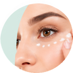 eye care skincare category portrait