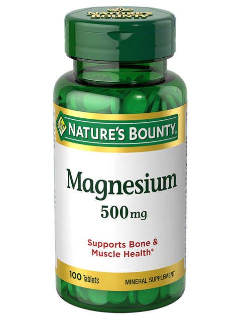 Nature's Bounty Magnesium 500mg Tablet 100'S