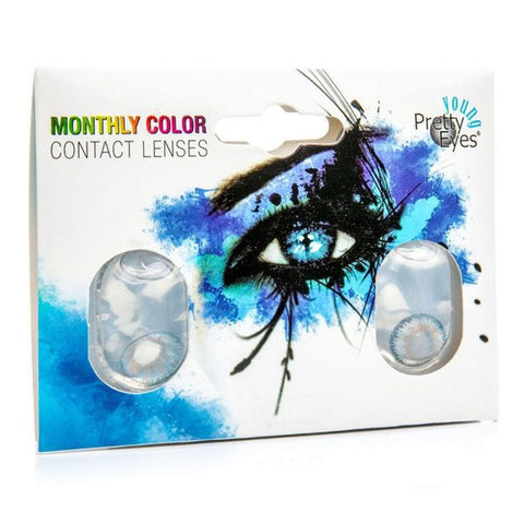 Pretty Eyes Monthly Color Contact Lenses, 2 Pack - Blue