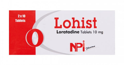 Lohist 10 mg tab 20's
