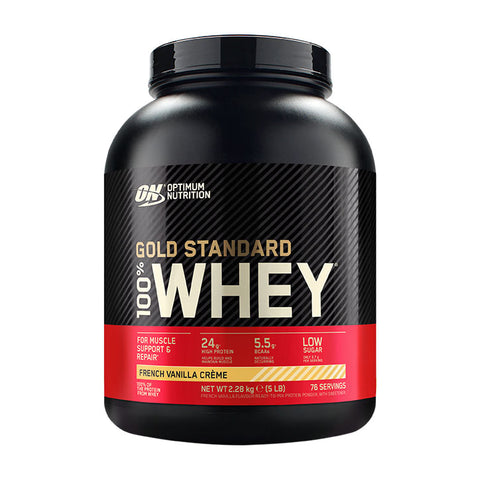 On Gold Std 100% Whey French Vanilla cr. 5 lb