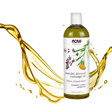 Now Lavender Almond Massage Oil 473ML