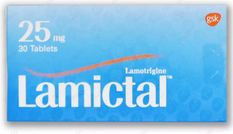 Lamictal 25 mg Tab 30's