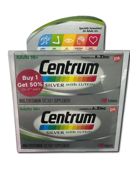 Centrum Silver 100S Buy 1 Get Next One 50% Offer