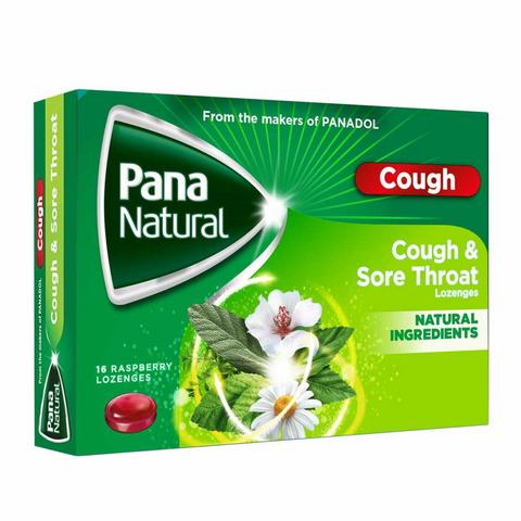 Pana Natural Raspberry Lozenges 16 Pieces