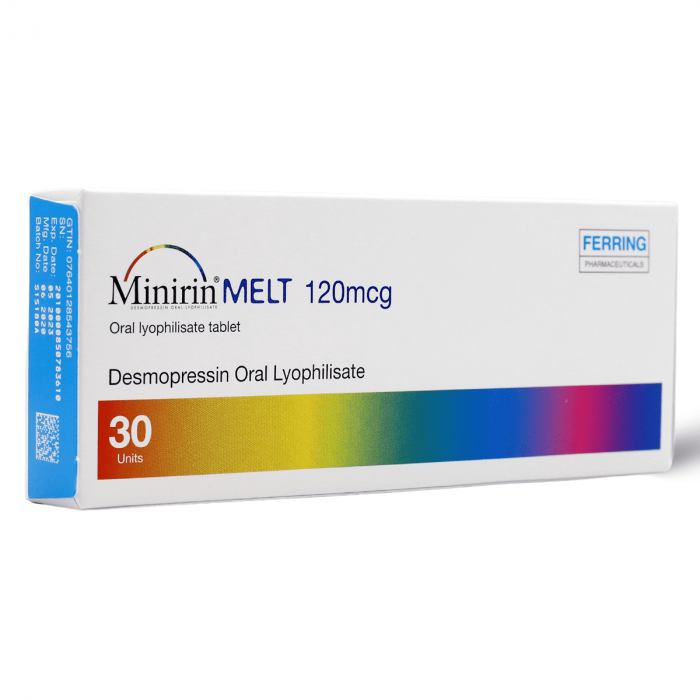 Minirin Injectable Minirin Melt 120Mg 30Tablets – PharmaCare Online