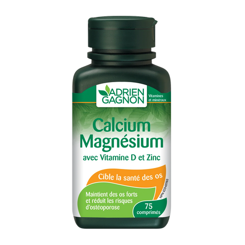 Adrien Gagnon Calcium, Madrien Gagnonnesium, Vitamin D & Zinc Tablet - 75'S
