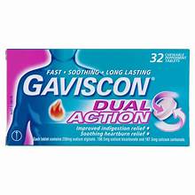 Gaviscon Double Action Chewable Tablet, 32's