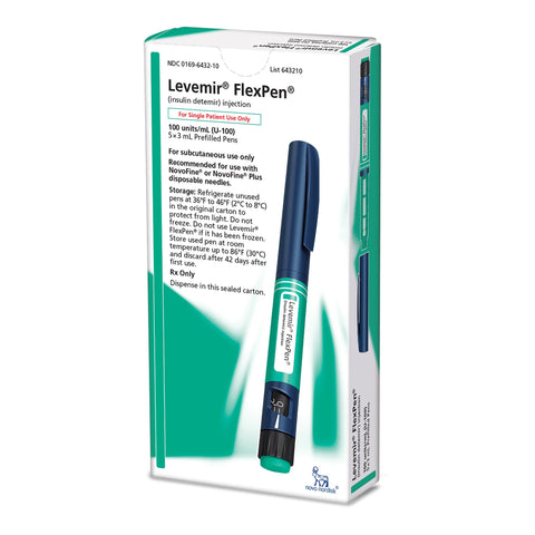 Insulin Levemir Flexpen 100 iu 5*3ml