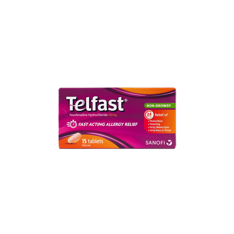 Telfast 120MG 15 Tablets