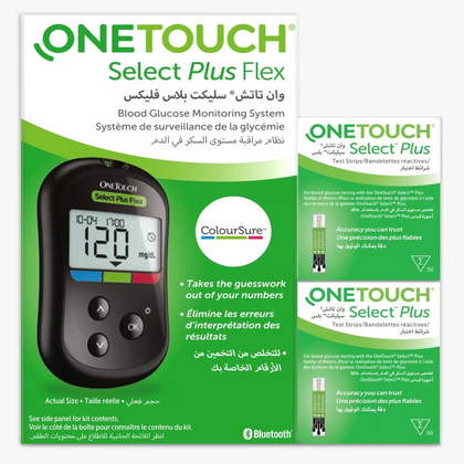 Onetouch Select Plus Machine + 2 Strips Boxes – PharmaCare Online