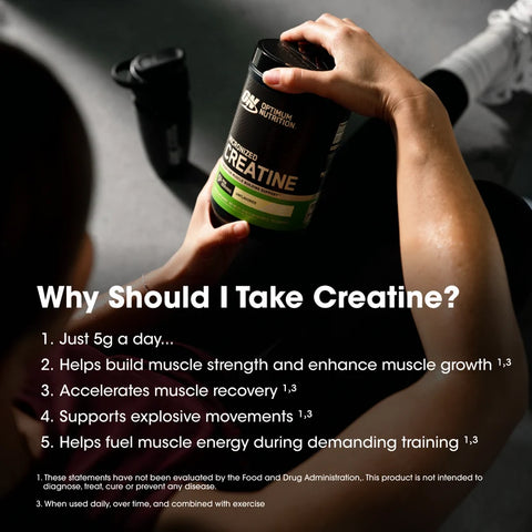 Optimum Nutrition Micronized Creatine, 300 Gm