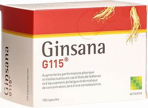 Ginsana G115 Capsules, 100's