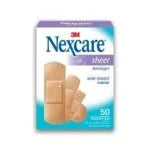 Nexcare Sheer Band Aid Assorted 658 - 50 Pieces