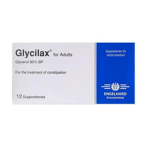 Glycilax Adults Suppositories, 12's