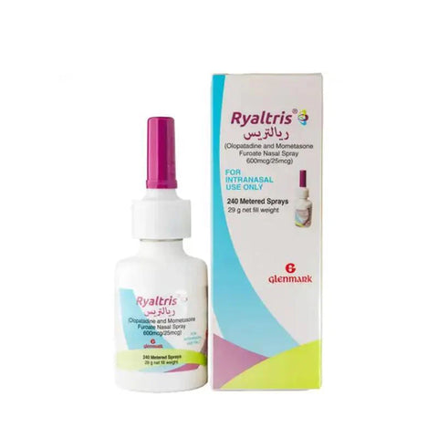 Ryaltris 600MCG / 25Mcg Nasal Spray 240 Dose