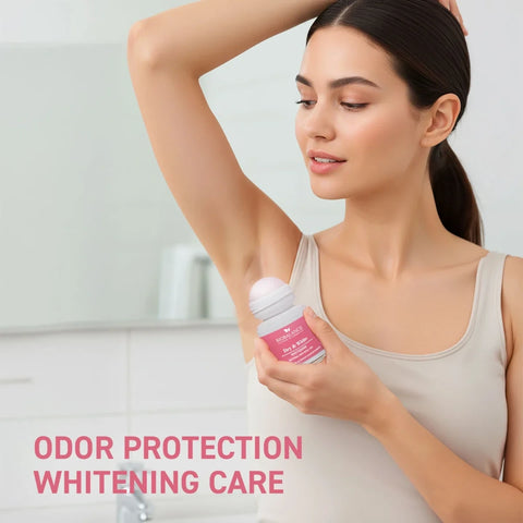 Bio Balance Dry & White Whitening Deo Roll-On 50ml – Long-Lasting Protection with Underarm Brightening Care