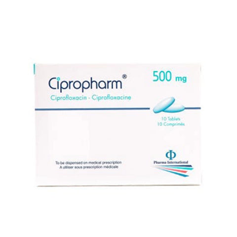Cipropharm 500mg 10 tablets