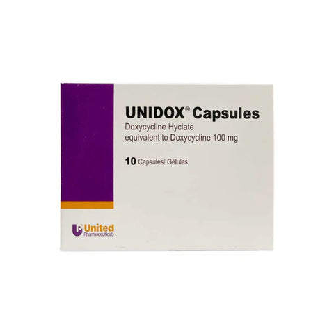 Unidox Soft Gelattin Capsule 100 Mg 10 CAP