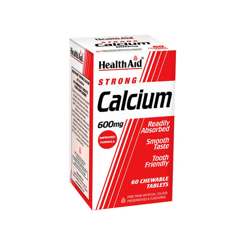 Health Aid Calcium 600 Mg Tablet,60's