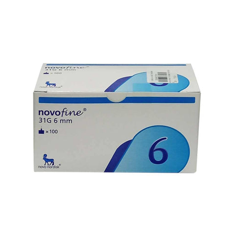 Novofine 31 Gm 6 Mm 100 Pieces