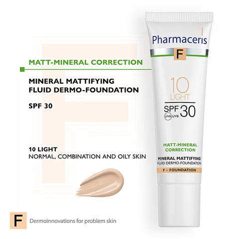 Pharmaceris Matt-Mineral SPF30 (10 Light) 30ml