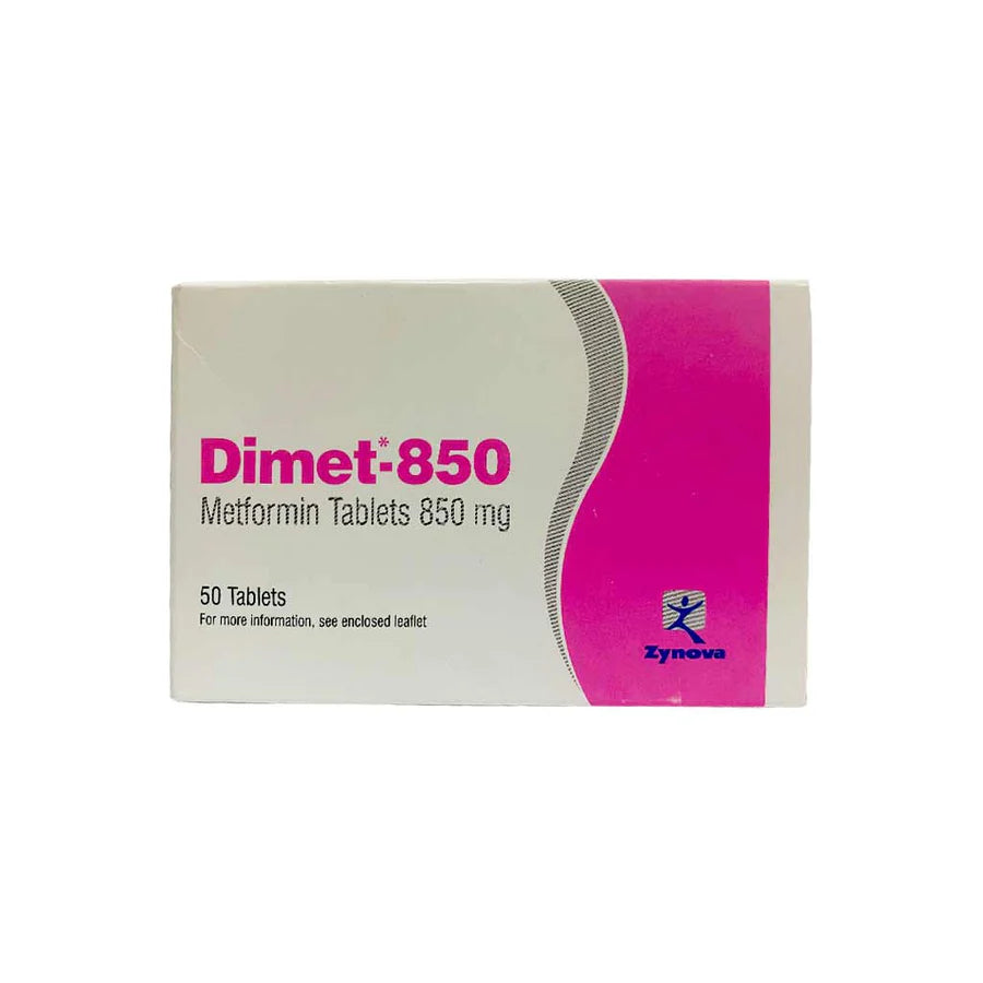 Dimet Graph Dimet 850 Mg Tab 50's – PharmaCare Online