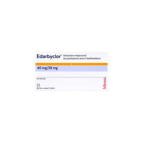 Edarbyclor 40 mg/25 mg Tab 28's