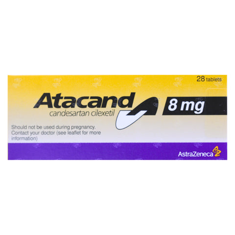 Atacand 8 mg Tab 28's