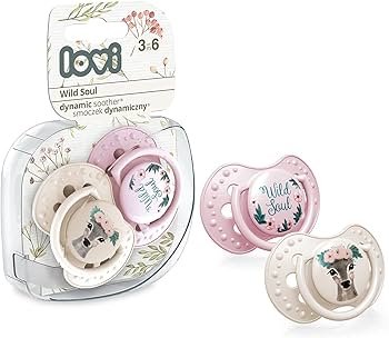 LOVI Silicone Dynamic Soother 3-6m 2 pcs Wild Soul Girl