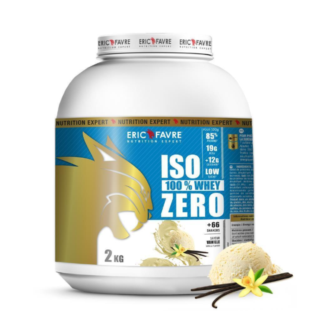 ERIC FAVRE Iso Zero 100% Whey Protéine Saveur Framboisier 1500 g ERIC FAVRE Iso Zero 100% Whey Protéine Saveur Framboisier 1500 g