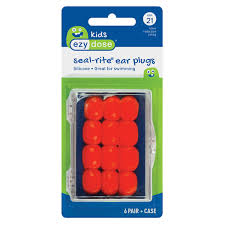 Ezy Dose Kids Silicone Ear Plugs 6 Pair - C265