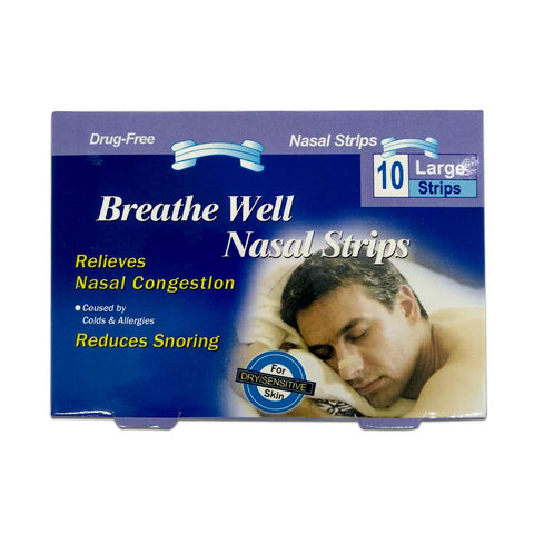 Breathe Well Nasal Strip -L-10'S