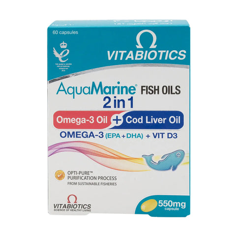 Vitabiotics Aquamarine 2 In 1 Capsule, 60's