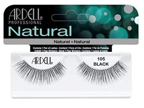 Ardell Natural Reusable Lashes Black 105, 1 Pair